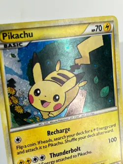 Pikachu HGSS03 - Black Star Promo - Holo W/ Swirl - Pokemon - MP - Image 2