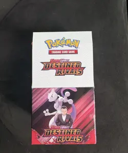 Pokemon Scarlet & Violet Destined Rivals Half Booster Box 18 Packs - Unsealed - Image 1