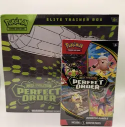 Pokemon TCG Perfect Order ETB & Booster Bundle Lot NEW SEALED - Image 1