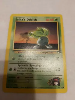 Pokemon Gym Heroes 78/132 Erikas Oddish Common Mint - Image 1