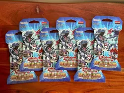 YU-GI-OH TRADING CARD LOT OF 6 PACKS OF 5 FOIL CARDS IN EACH PACK TOTAL CARDS 30 - Image 1