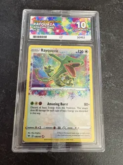 Pokemon TCG Rayquaza Vivid Voltage 138/185 Amazing Rare ACE 10 - Image 1