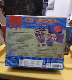 Pokemon TCG Sword & Shield Base Set Elite Trainer Box Zamazenta ETB Sealed - Image 2