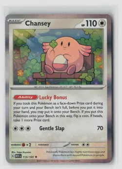 Chansey #113/165 Sv Scarlet & Violet 151 Holo Rare Pokemon TCG NM - Image 1