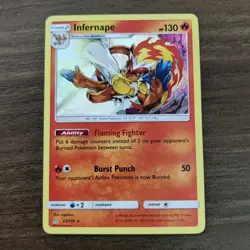 Infernape 23/156 - LP HOLO RARE SM Ultra Prism - 2018 Pokemon TCG Card - Image 1