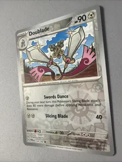 Pokemon TCG * Paradox Rift * 133/182 Doublade REVERSE HOLO Common * FRESH PK - Image 2