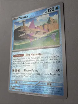 Pokemon TCG * Paradox Rift * 54/182 Veluza REVERSE HOLO Uncommon * FRESH PK - Image 2