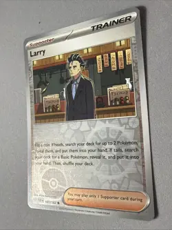 Pokemon TCG * Paradox Rift * 165/182 Larry REVERSE HOLO Common * FRESH PK - Image 2