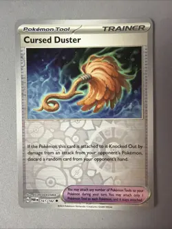 Pokemon TCG * Paradox Rift * 161/182 Cursed Duster REVERSE HOLO Uncommon - Image 1