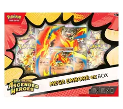 Pokemon TCG - Mega Evolution Ascended Heroes Mega Emboar EX Box - CONFIRMED - Image 1