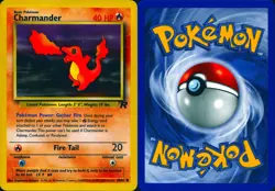 CHARMANDER 50/82 COMMON TEAM ROCKET POKEMON UNLIMITED LP - Image 3