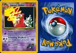 SABRINA'S SLOWBRO 60/132 UNCOMMON GYM HEROES POKEMON UNLIMITED LP - Image 3