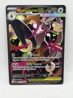 Pokemon Mega Lopunny Ex 128/094 SIR Holo Me02: Phantasmal Flames - Image 1