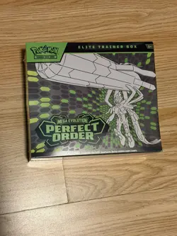 Pokemon TCG: Perfect Order Elite Trainer Box (ETB). New, Sealed In Hand - Image 1