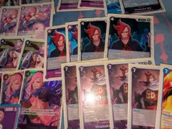 One Piece CCG Vinsmoke Reiju Full Deck Purple/blue - Image 2