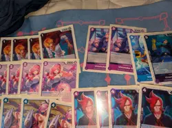 One Piece CCG Vinsmoke Reiju Full Deck Purple/blue - Image 3