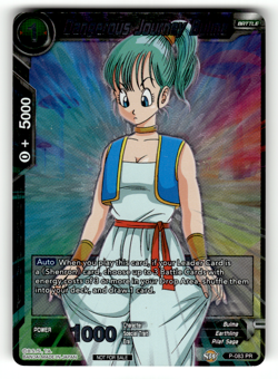 Dangerous Journey Bulma P-083 Foil Promo Promotion Cards LP - Image 1