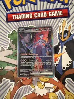 Pokemon TCG Team Rockets Mewtwo EX Full Art English Edition Card 213/182 - Image 1