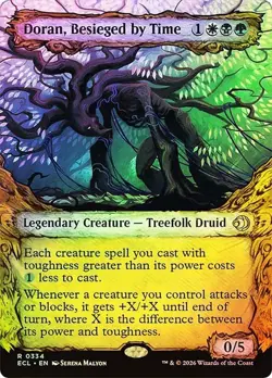 Doran, Besieged by Time Foil Showcase Lorwyn Eclipsed NM MTG - Image 1