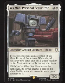 Yes Man, Personal Securitron Universes Beyond: Fallout #29 Rare - Image 1