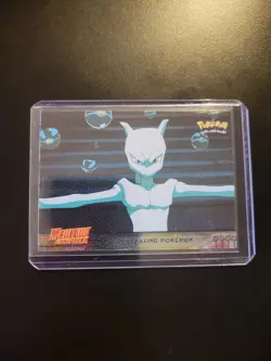 #27 STEALING POKEMON Topps Pokemon Card Mewtwo Strikes Back HOLO FOIL - Image 4