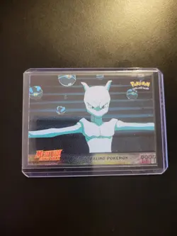 #27 STEALING POKEMON Topps Pokemon Card Mewtwo Strikes Back HOLO FOIL - Image 5