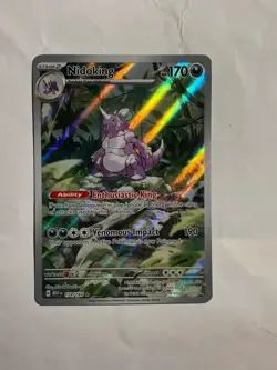 Pokemon SV: Scarlet & Violet 151 Nidoking 174/165 Illustration Rare English - Image 1