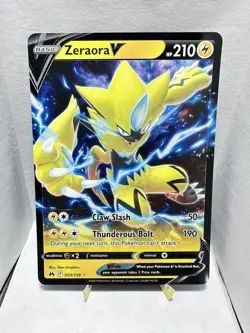 Pokemon TCG SWSH Crown Zenith Zeraora V 053/159 Ultra Rare Pack Fresh NM! - Image 1