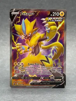 Pokemon - 165/198 Zeraora V SWSH06 Chilling Reign Ultra Rare Holo NM TCG - Image 1