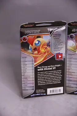 Pokemon Set of 3 New Victini V, Gardevoir V, & Corviknight V Battle Deck Pack - Image 3