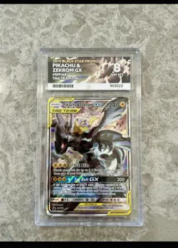 2019 Pokemon sm168 Black Star Promo Pikachu & Zekrom Tag Team Near Mint - Mint - Image 1