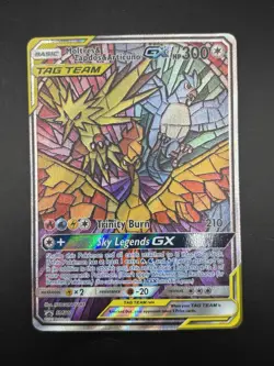 Pokemon Moltres & Zapdos & Articuno GX SM210 TAG TEAM Promo - Image 1
