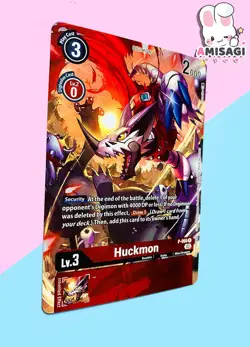 Digimon Trading Card Huckmon P-066 P Alt Art PROMO Karte Tournament Pack - Image 2