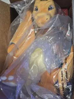 NEW Pokemon 2X Charizard EX Super Premium Collection Box + Charizard 24" Plushie - Image 4