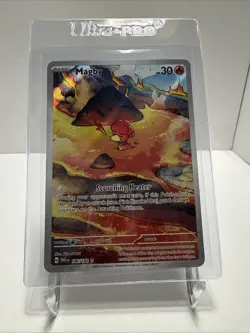Magby 186/182 Sv04: Paradox Rift Holo Pokemon TCG Illustration Rare - NM - Image 1