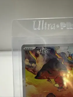 Magby 186/182 Sv04: Paradox Rift Holo Pokemon TCG Illustration Rare - NM - Image 2