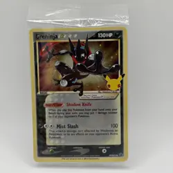 Pokemon TCG Greninja Gold Star SWSH144 - Celebrations Black Star Promo - Sealed - Image 1