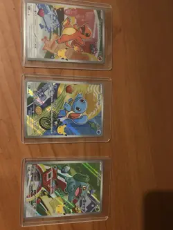 Pokemon TCG First Partner Illustration Collection Series 1 Kanto GEN 1 Starters - Image 2