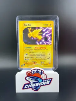 Pokemon Zapdos 44/147 Aquapolis Rare E-Reader WOTC 2003 Vintage MP-LP - Image 1