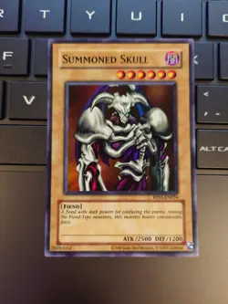 YuGiOh! Summoned Skull (RP01-EN024) 2024 Reprint- Super Rare (NM/M) - Image 1