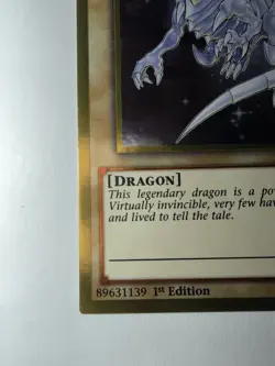 Yu-Gi-Oh! Blue-Eyes White Dragon 1st Edition Gold Rare MVP1-ENG55 - Image 2
