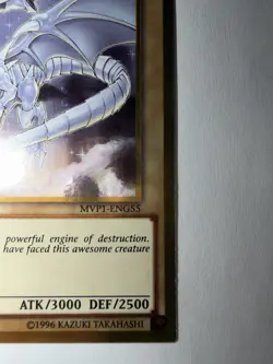 Yu-Gi-Oh! Blue-Eyes White Dragon 1st Edition Gold Rare MVP1-ENG55 - Image 5