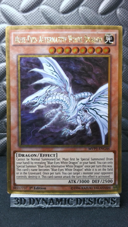 | Yugioh Blue-Eyes Alternative White Dragon MVP1-ENG46 1st GOLD Rare MP 🔥 | - Image 1