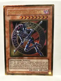 Dark Magician of Chaos GLD1-EN016 Gold Series 2008 Limited Edition LP - Image 1