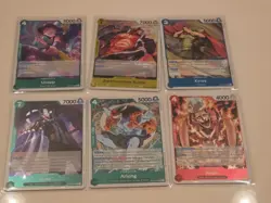 One Piece TCG OP15 Adventure on Kami’s Island English Holo Characters - Lot of 6 - Image 1