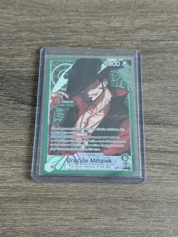 ONE PIECE The Azure Sea's Seven DRACULE MIHAWK LEADER ALT ART OP14-020 ENGLISH - Image 1