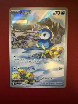 Piplup Pokemon TCG Pocket Illustration Rare Card 098/094 - Image 1