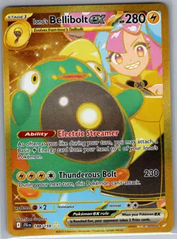 Iono's Bellibolt ex - 188/159 SV09: Journey Together - Pokemon Card - NM - Image 1