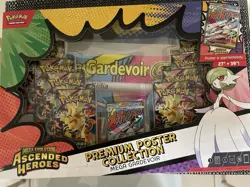 Pokemon Ascended Heroes Premium Collection Box Mega Gardevoir Poster Promo Card - Image 1