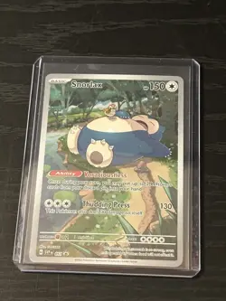 Pokemon TCG Snorlax Black Star Promo SVP051 Holo Card Scarlet & Violet 151 - Image 3